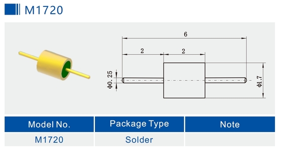 1 Pin Hermetic 50 Ohm Glass To Metal Seal Connectors RF Feedthrough For Custom Packages