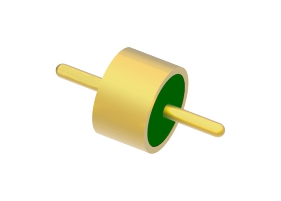 50Ohm RF Single Pin Header Hermetic Glass To Metal Seal M2516-71