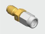 SSMA / Mini SMA Male Plug to Male Plug RF Coaxial Adapters Up to 18GHz