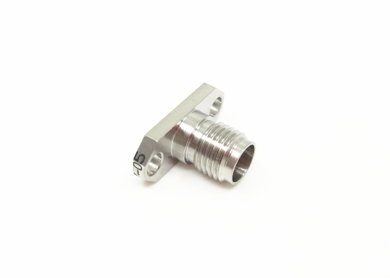 ニッケルは2.92mm Kの女性2を穴によってがコネクター台紙ねじ（MMW）ミリメートル波のフランジを付けたようになるめっきした