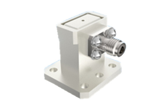 15GHz-22GHz K2.92mm ライトアングル - WR51導波管 同軸アダプター (航空宇宙用)