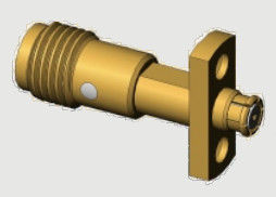 2ホール フレンズマウント SMA 女性/ジャックからSMP 女性/ジャック アダプタ 18GHzまで