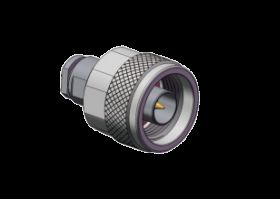 高周波 N型メス フランジマウント RFコネクタ 50Ω 11GHz CXN3449 ニッケルめっき外導体付き