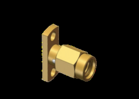 SSMA 男性RFコネクタ 2ホールフレンズマウント 18GHz 50Ω