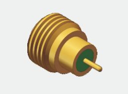 50Ω 気密 SMPM オス バルクヘッド RF 同軸コネクタ 0.3MHz-40GHz 170V