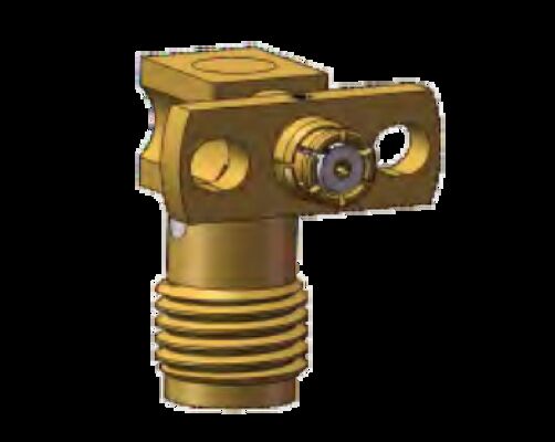 右角 SMA 女性からSMP 女性アダプタ 周波数帯 0.3MHzから18GHz マイクロ波部品を使用