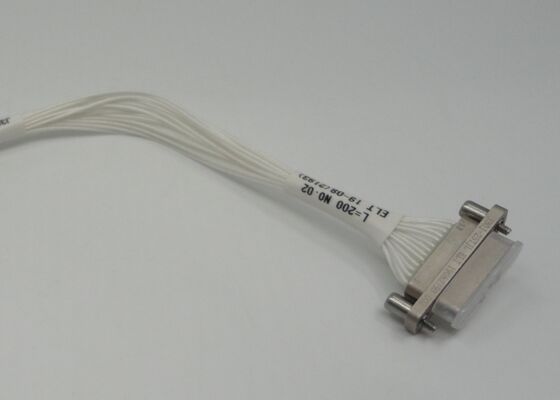 J30Jシリーズ接続器 25コンタクト 通信装置のための異なるワイヤ長さの男性プラグ