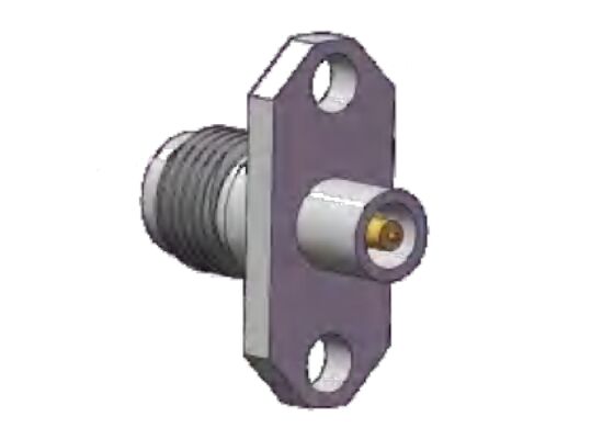 SSシェル 40GHz 2.92mm RFコネクタ Kソケットフレンズマウントホール スペーシング.480インチ (12.2mm)