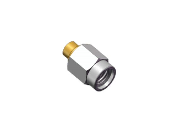 50Ω ステンレス鋼 18GHz SSMA オス ミニ SMA RF 同軸コネクタ ケーブル嵌合 .086 ケーブル、RG405