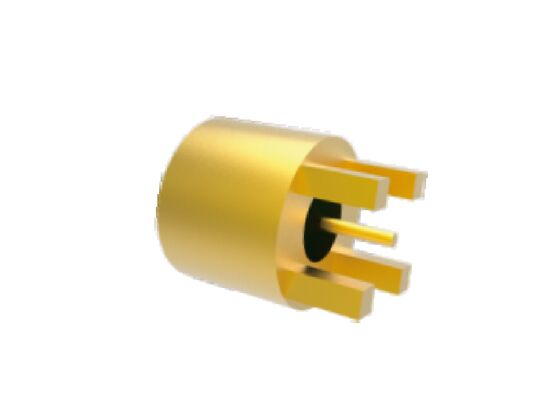 50Ω 40GHz ヘルメティックシールコヴァル合金シェル 4脚 穴を通るコネクタ PCB溶接機 空気RFコネクタ