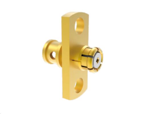 50Ω 18GHz SMP メス SMP ジャック 2 穴フランジ航空宇宙 RF コネクタ嵌合 .086 ケーブル