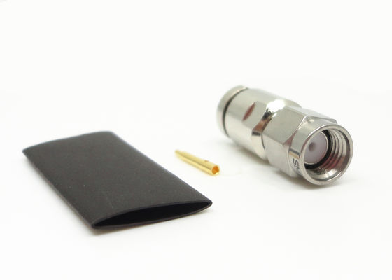 50Ohm SMAストレートメッシュプラグアダプタ RG142ケーブル