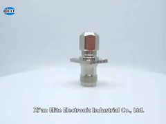 SFF-50-1.5-1/SYV-50-2-1ケーブル用のTNC直線女性4穴フレンズRFコアシアルコネクタ